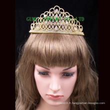 Mode Design Crystal Tiara Hot Sale Crown Pour le concours
